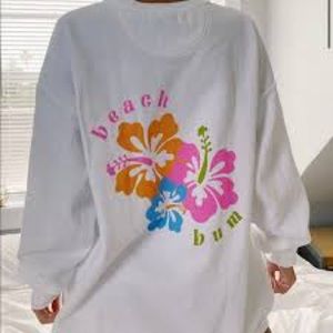 Olive Lynn beach bum sweatshirt